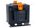 Transformer: mains; 250VA; 230VAC; 24V; Leads: terminal block; IP00