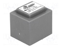 Transformer: encapsulated; 3VA; 230VAC; 15V; 0.2A; Mounting: PCB