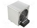Heater; heating,with fan; 1500; 400W; 230VAC; IP20; 45÷54m3/h