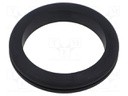 Grommet; black; UL94HB; TPR