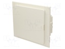 Enclosure: for modular components; IP40; No.of mod: 12