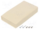 Enclosure: with panel; MULTIREMOTE; X: 61mm; Y: 105.6mm; Z: 22mm; ABS
