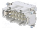 Connector: rectangular; male; EPIC H-BE; PIN: 10; 10+PE; 16A; 500V