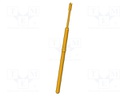 Needle-like test probe; Operational spring compression: 3mm