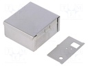 Enclosure: shielding; X: 50mm; Y: 54mm; Z: 26mm; steel