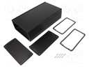Enclosure: multipurpose; TEKAM; X: 170mm; Y: 300mm; Z: 82mm; black