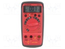 Digital multimeter; LCD 3,5 digit (1999); 2x/s; 0÷50°C