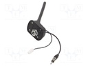 Antenna; car top; 0.16m; AM,FM; universal; 0.135m; 75Ω