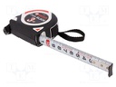 Measuring tape; L: 3m; Width: 16mm; Enclos.mat: ABS,elastolan
