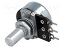 Potentiometer: shaft; single turn; 470Ω; 200mW; ±20%; THT; 6mm
