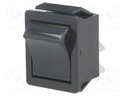ROCKER; DPST; Pos: 2; OFF-ON; 16A/250VAC; black; none; Body: black