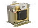 Transformer: mains; 315VA; 230VAC; 24V; Leads: terminal block; IP00