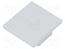 Cap for LED profiles; grey; ABS; Application: LINEA20