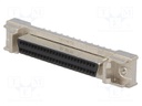Connector: SCSI; PIN: 50; shielded; Locking: latch; socket; female