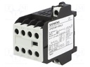 Contactor: 4-pole; NC + NO x3; 230VAC; 8.4A; DIN,on panel; 3TG10