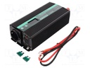 Converter: DC/AC; 500W; Uout: 230VAC; Out: AC sockets 230V; 95%; 12V