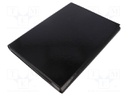 Folder; A4; black; Velcro fastening