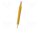 Needle-like test probe; Operational spring compression: 4.2mm