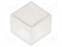 Cover; IP68; transparent; LAS2F; 15x15x12mm