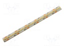 LED tape; white neutral; 3528; LED/m: 240; 10.5mm; white PCB; IP65