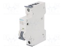 Circuit breaker; 230/400VAC; Inom: 10A; Poles: 1; DIN; Charact: B