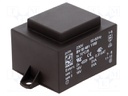 Transformer: encapsulated; 10VA; 230VAC; 18V; 18V; 278mA; 278mA