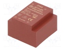 Transformer: encapsulated; 0.35VA; 230VAC; 6V; Mounting: PCB