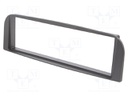Radio mounting frame; Alfa Romeo; 1 DIN; silver