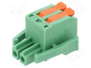 Connector: pluggable terminal block; plug; female; PL; 10A; 300V