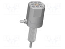 Adapter; Max contact res: 1mΩ; screw-in; HCM-667; 51mm