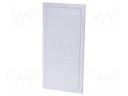 Enclosure: for modular components; IP40; plaster embedded