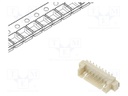Socket; wire-board; male; 1.25mm; PIN: 8; SMT; 250V; 1A; tinned