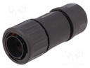 Connector: circular; Series: eco|mate Aquarius; plug; male; PIN: 4