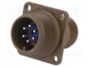 Connector: circular; Series: 97; socket,plug; male; PIN: 6; 13A