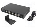 Switch Ethernet; Gigabit Ethernet; black; 1Gbps; 250m; 250W