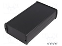 Enclosure: multipurpose; TEKAM; X: 85mm; Y: 160mm; Z: 37mm; aluminium