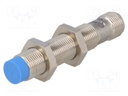 Sensor: inductive; Output conf: NPN / NO; 0÷4mm; 10÷30VDC; M12