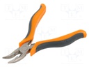 Pliers; for gripping and cutting,curved,universal; 125mm