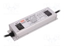 Power supply: switched-mode; LED; 149.8W; 54÷107VDC; 1400mA; IP67