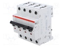 Circuit breaker; 400VAC; Inom: 10A; Poles: 3+N; DIN; Charact: C; 10kA