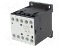 Contactor: 3-pole; NO x3; Auxiliary contacts: NC; 24VAC; 6A; DIN; BG