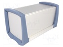 Enclosure: with panel; RAIL; X: 127mm; Y: 223mm; Z: 135mm; aluminium