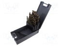 Drill set; for metal; Ø: 1÷13mm; high speed steel cobalt HSS-Co