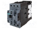 Contactor: 3-pole; NO x3; Auxiliary contacts: NO + NC; 20÷33VAC