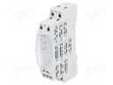 Timer; 0,1s÷10days; SPDT; 250VAC/8A; 230VAC; DIN; -20÷55°C; PIN: 6