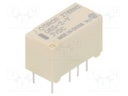 Relay: electromagnetic; DPDT; Ucoil: 3VDC; 0.5A/125VAC; 2A/30VDC