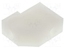 Mounting coupler; polyamide; natural; UL94V-2; -40÷85°C