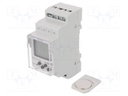 Programmable time switch; Range: 1 year; SPDT x2; 230VAC; DIN