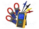 Meter: power quality analyser; LCD 3,7"; Interface: RS232,USB