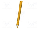 Test probe socket; Contact plating: gold-plated; push-in; KS-415